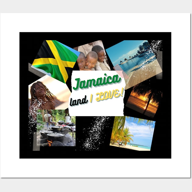 Jamaica land I love Wall Art by Elgea Creations